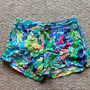 Lilly Pulitzer Vibrant Multicolor Athletic Shorts